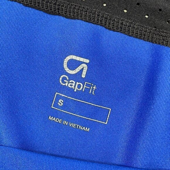 Gap Tank Top Blue Black Workout Yoga Athleisure Small - Picture 7 of 12
